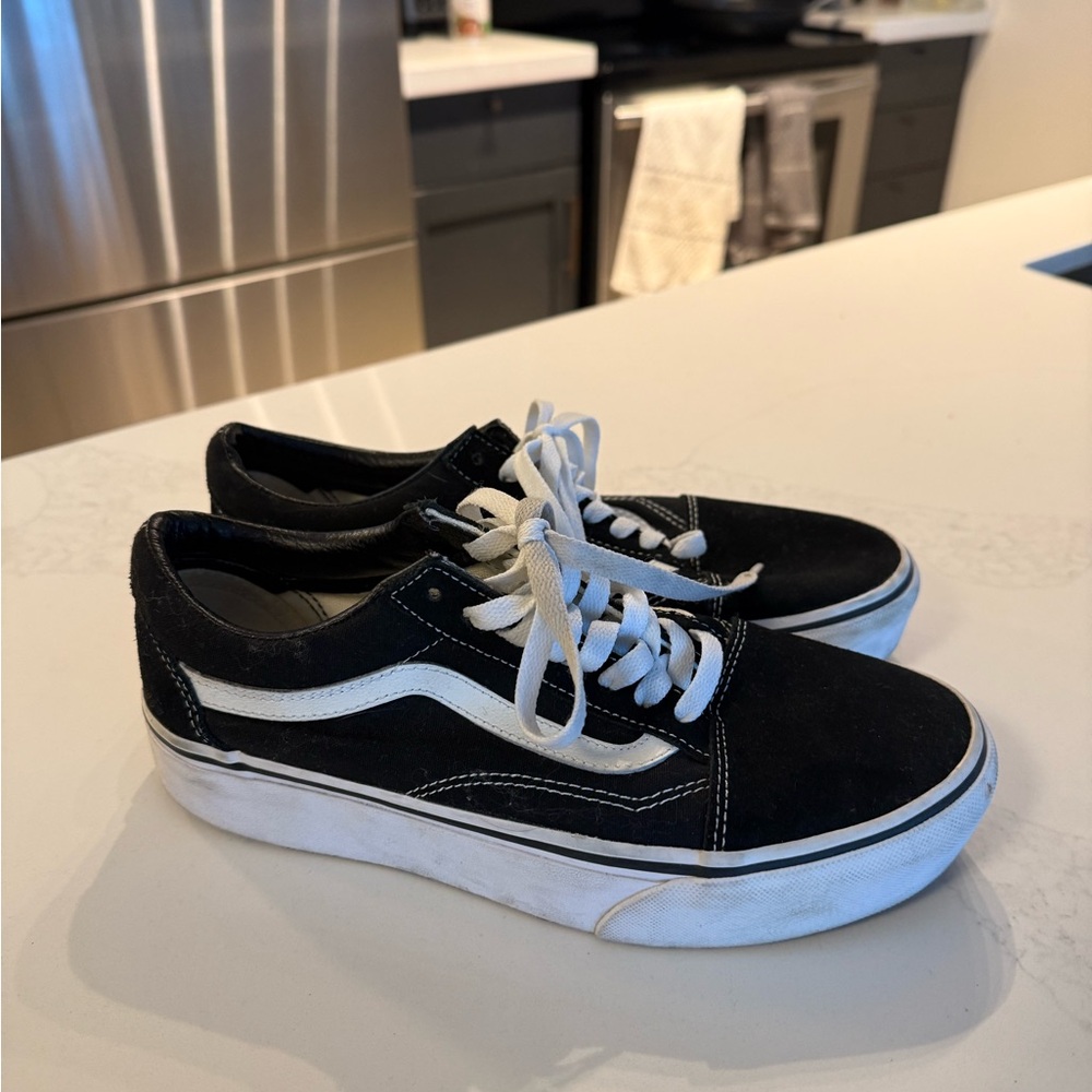 Vans Black and White Women's Sneakers